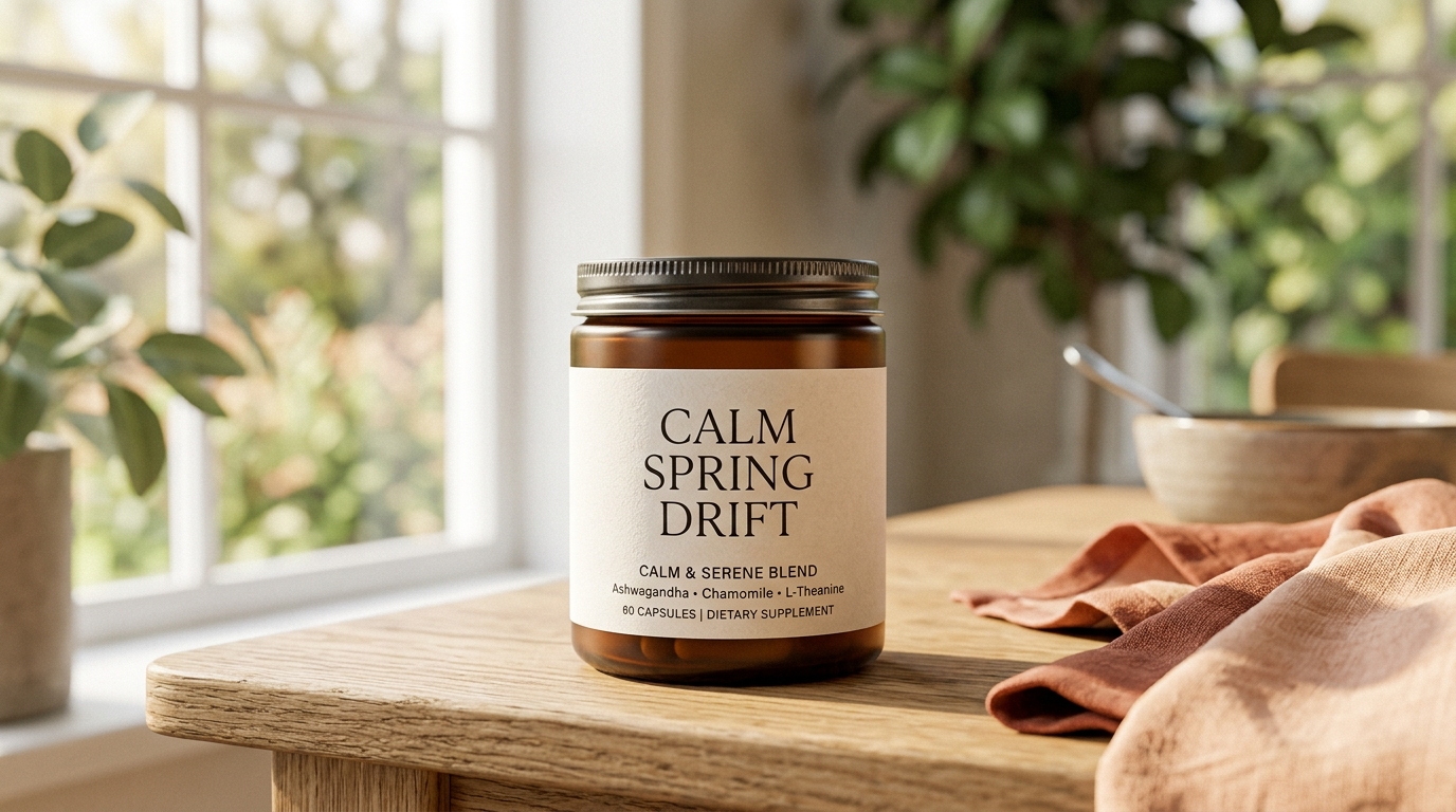 Баночка Calm Spring Drift на світлому ранковому столі
